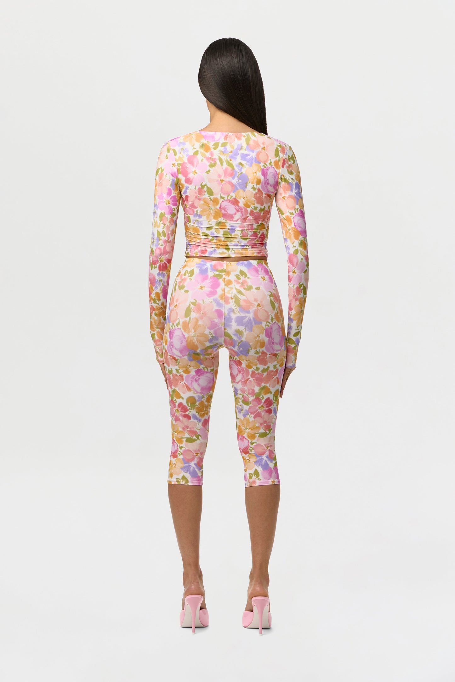 Naked Print Capri Legging