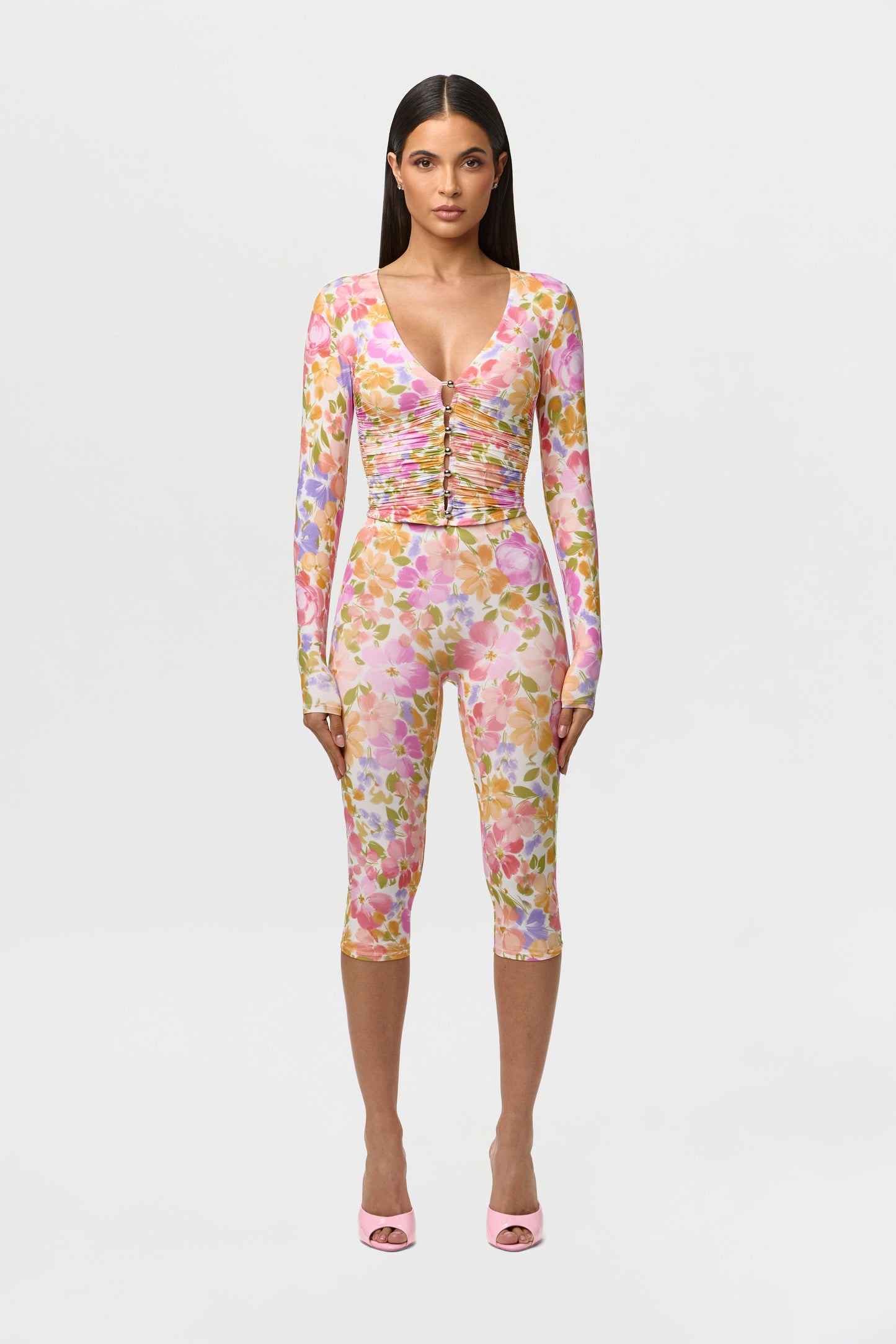 Naked Print Capri Legging