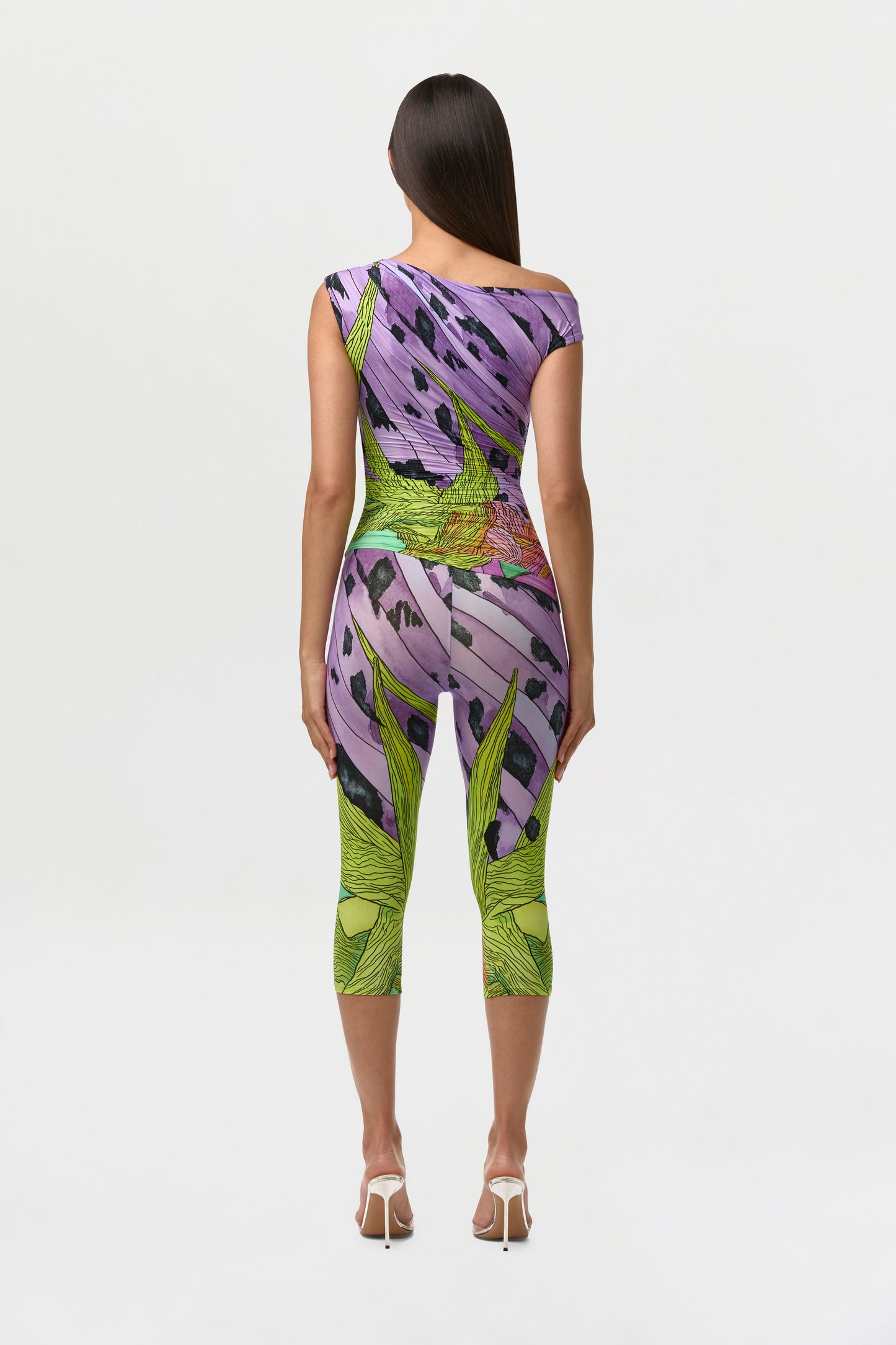 Naked Print Capri Legging