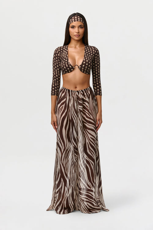 Chiffon Wide Leg Pants