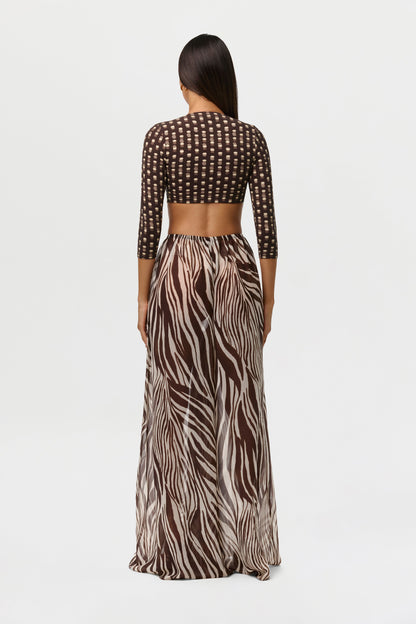 Chiffon Wide Leg Pants