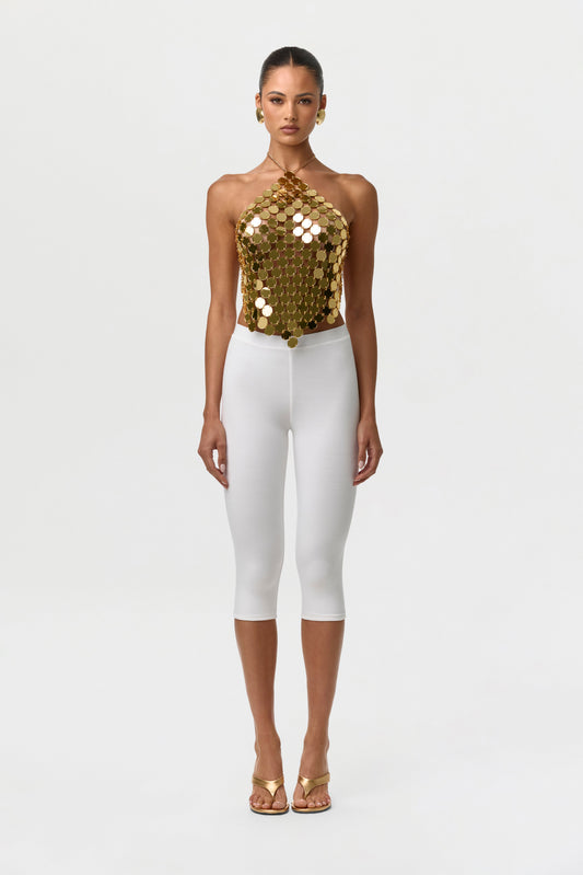 Smooth Sculpt Waist Capri Leggings