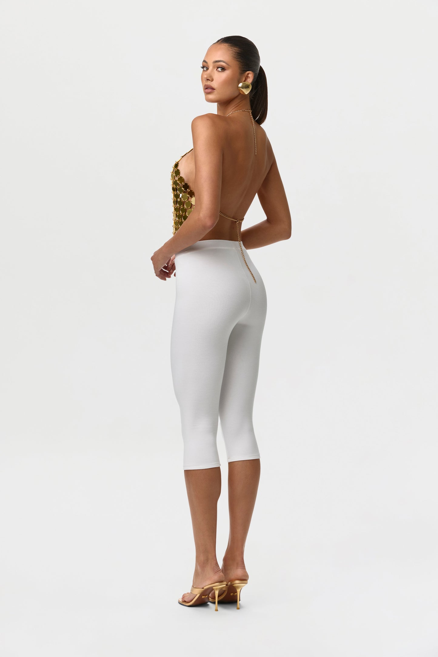 Smooth Sculpt Waist Capri Leggings