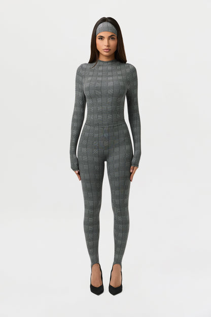 Naked Print Stirrup Legging Petite