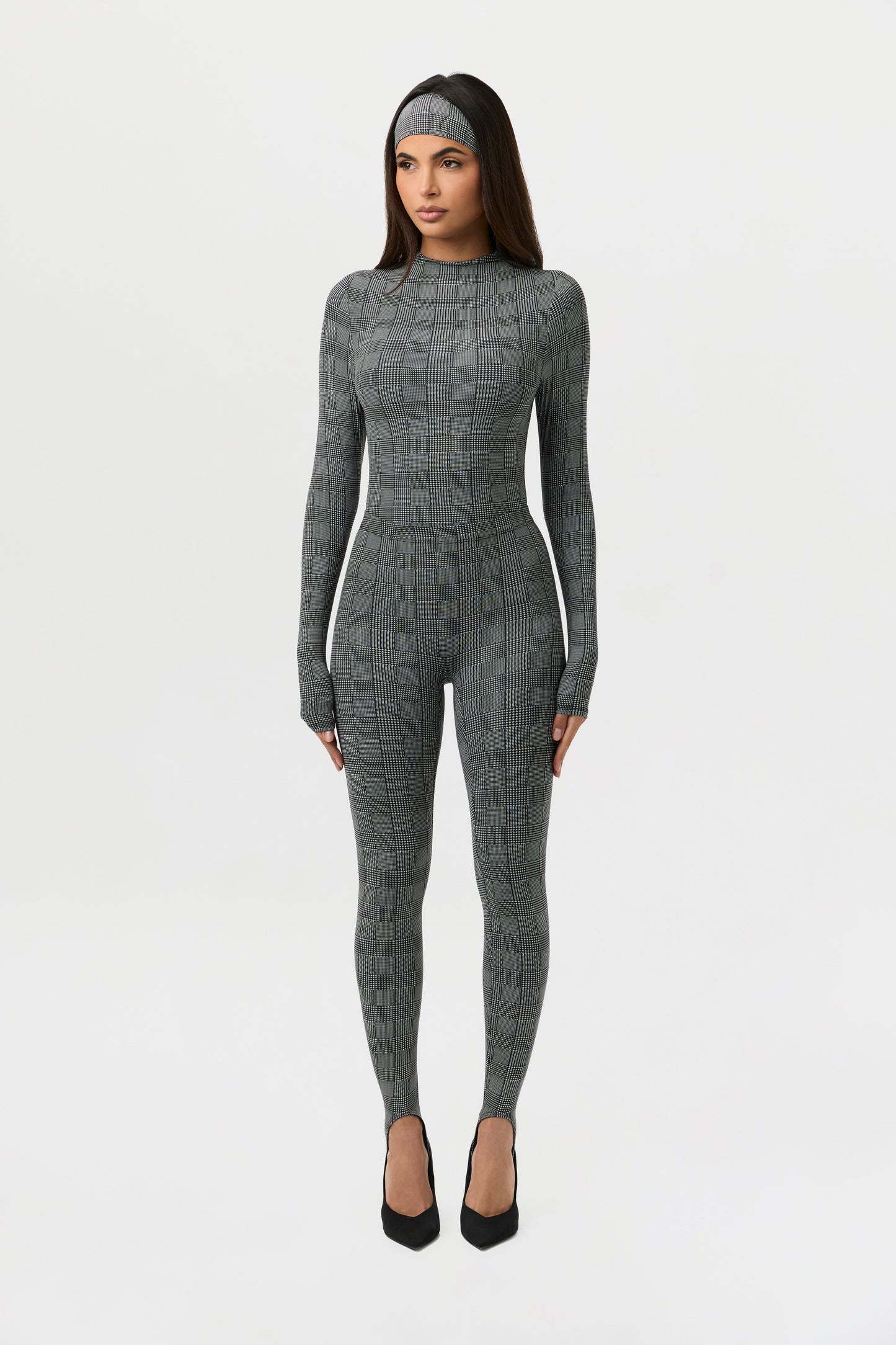 Naked Print Stirrup Legging Petite