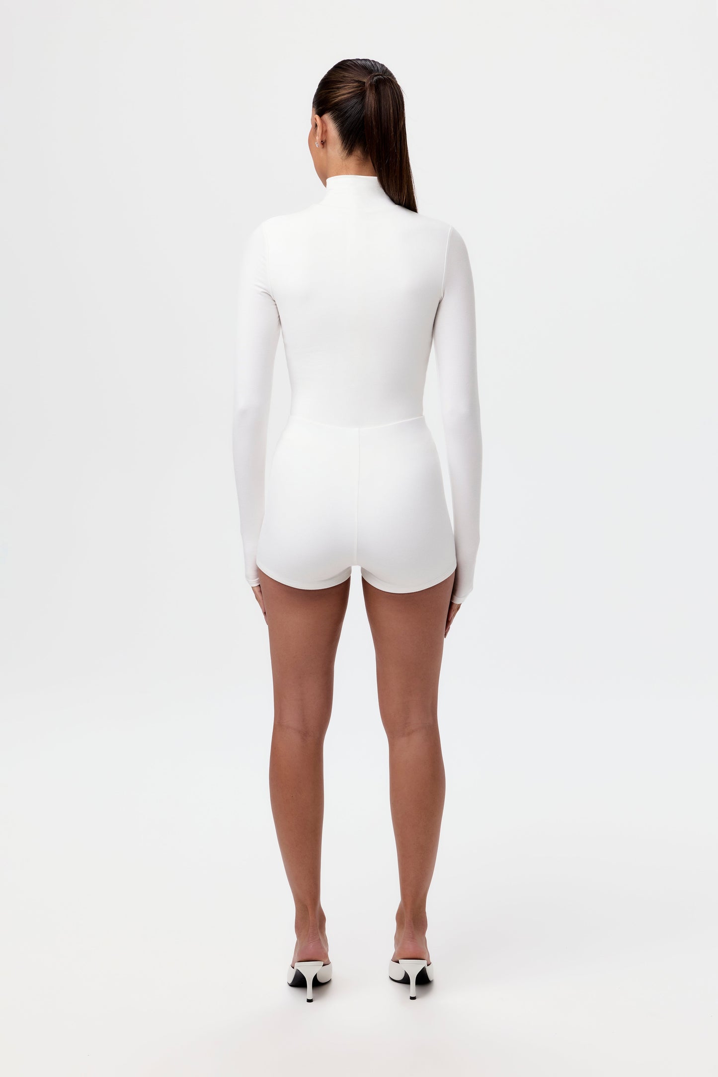 Smooth Turtleneck Sculpt Top