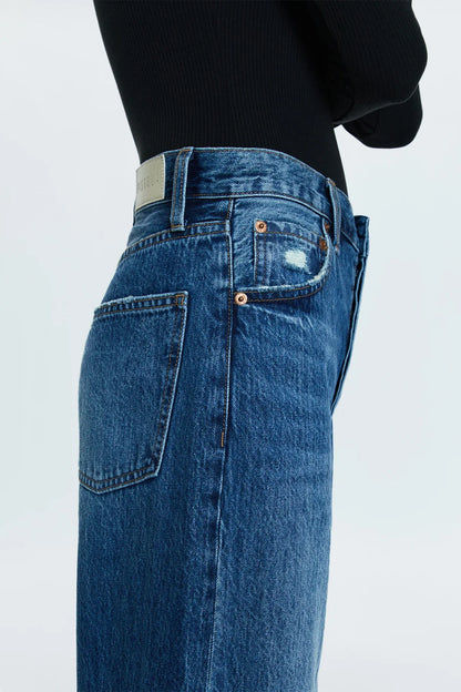 PISTOLA Ryder High Rise Cuffed Straight