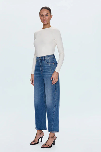 PISTOLA Kyra High Rise Bowed Ankle Women's Jeans