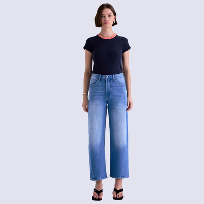PISTOLA Kyra High Rise Bowed Ankle Women's Jeans