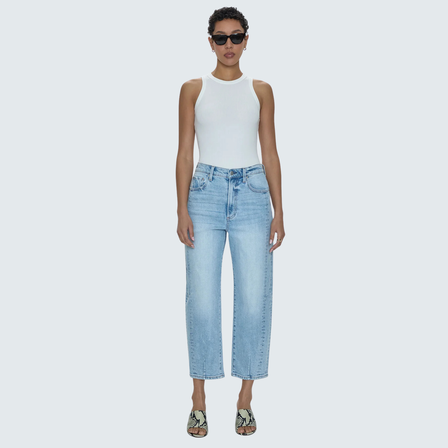 PISTOLA Eli High Rise Barrel Jean