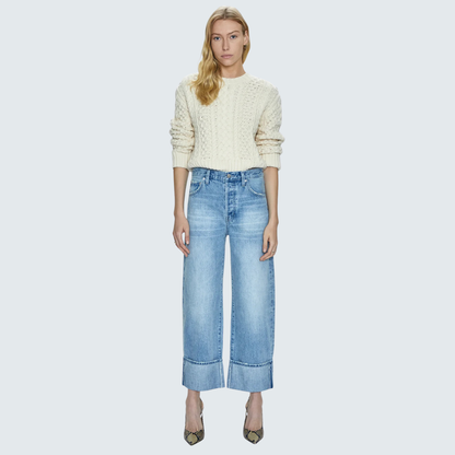 PISTOLA Ryder High Rise Cuffed Straight