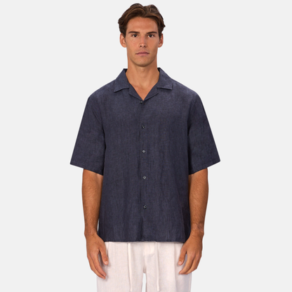 Industrie The St Martins Short Sleeve Linen Shirt