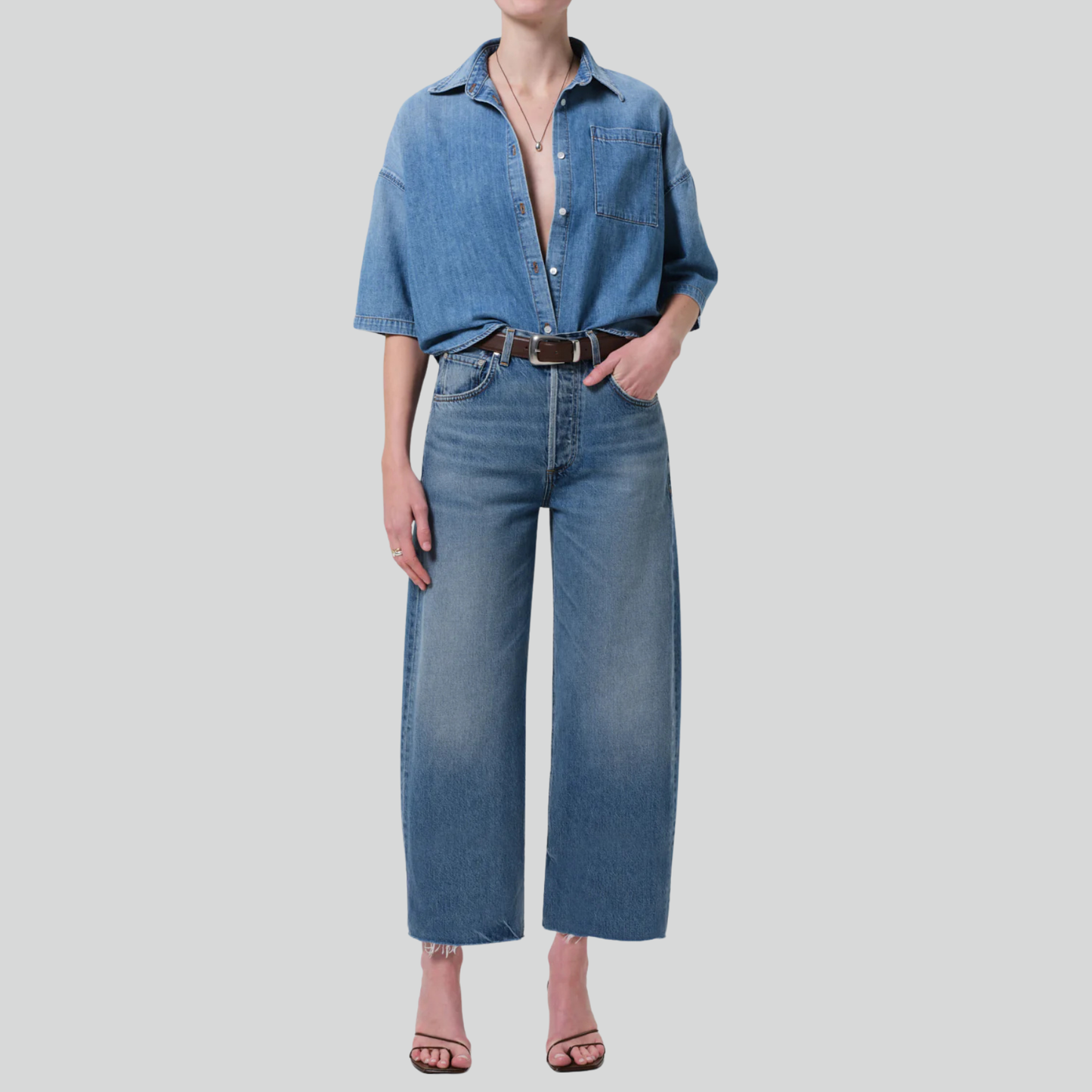 Citizens Of Humanity Ayla Raw Hem Crop Women's Jeans