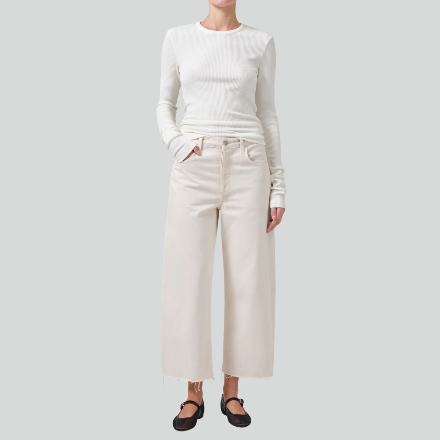 Citizens Of Humanity Ayla Raw Hem Crop Women's Jeans