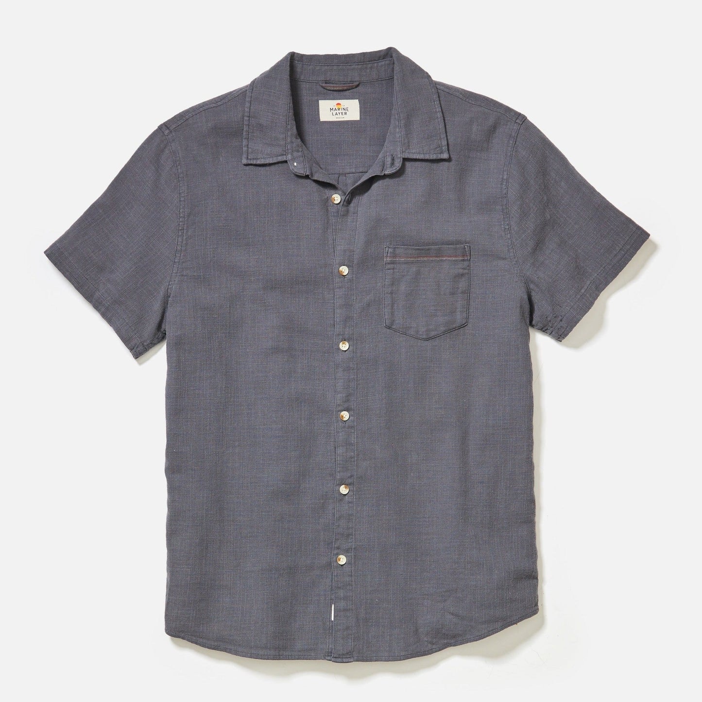 Marine Layer Classic Stretch Selvage Short Sleeve Shirt