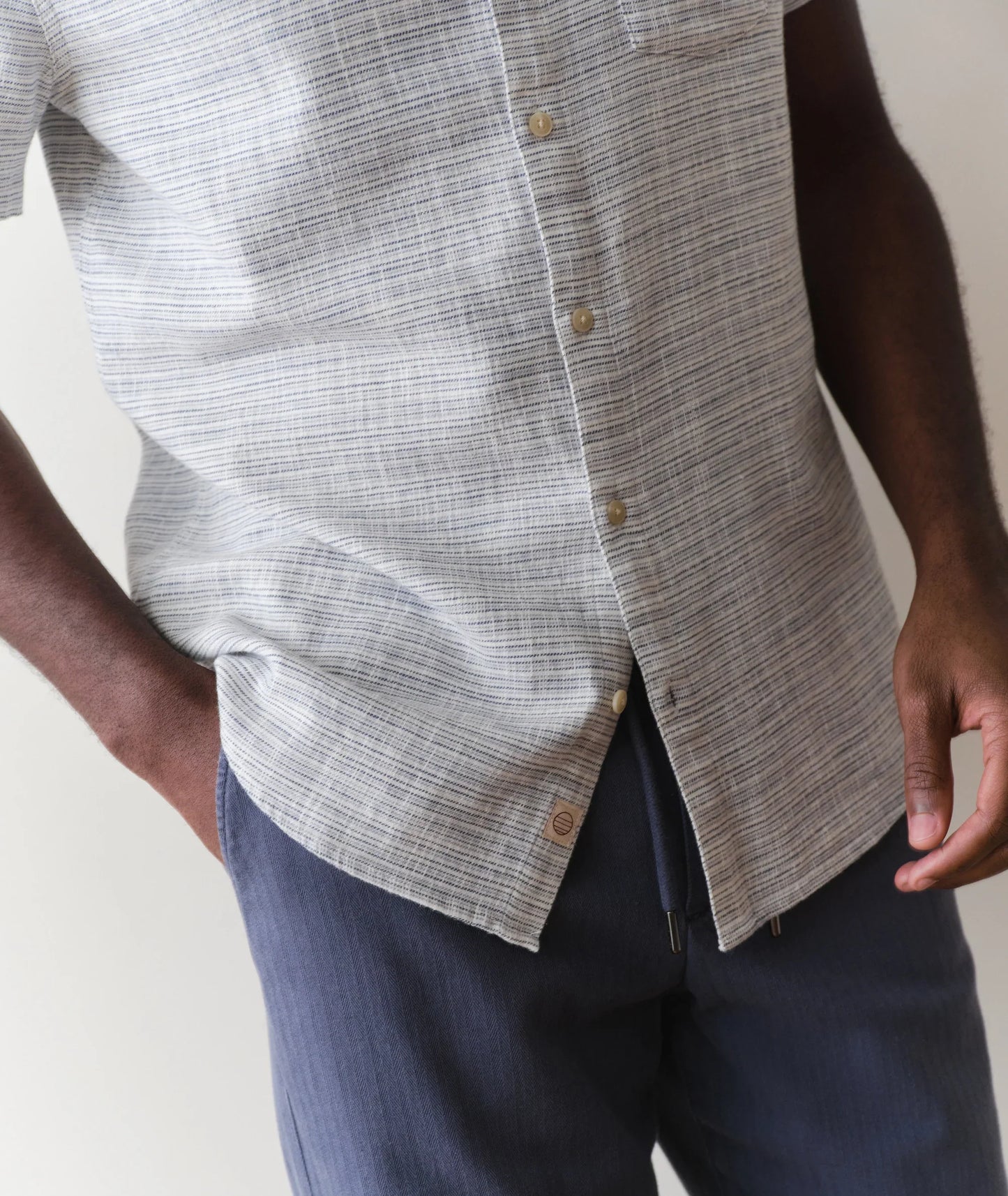 Marine Layer Classic Stretch Selvage Short Sleeve Shirt