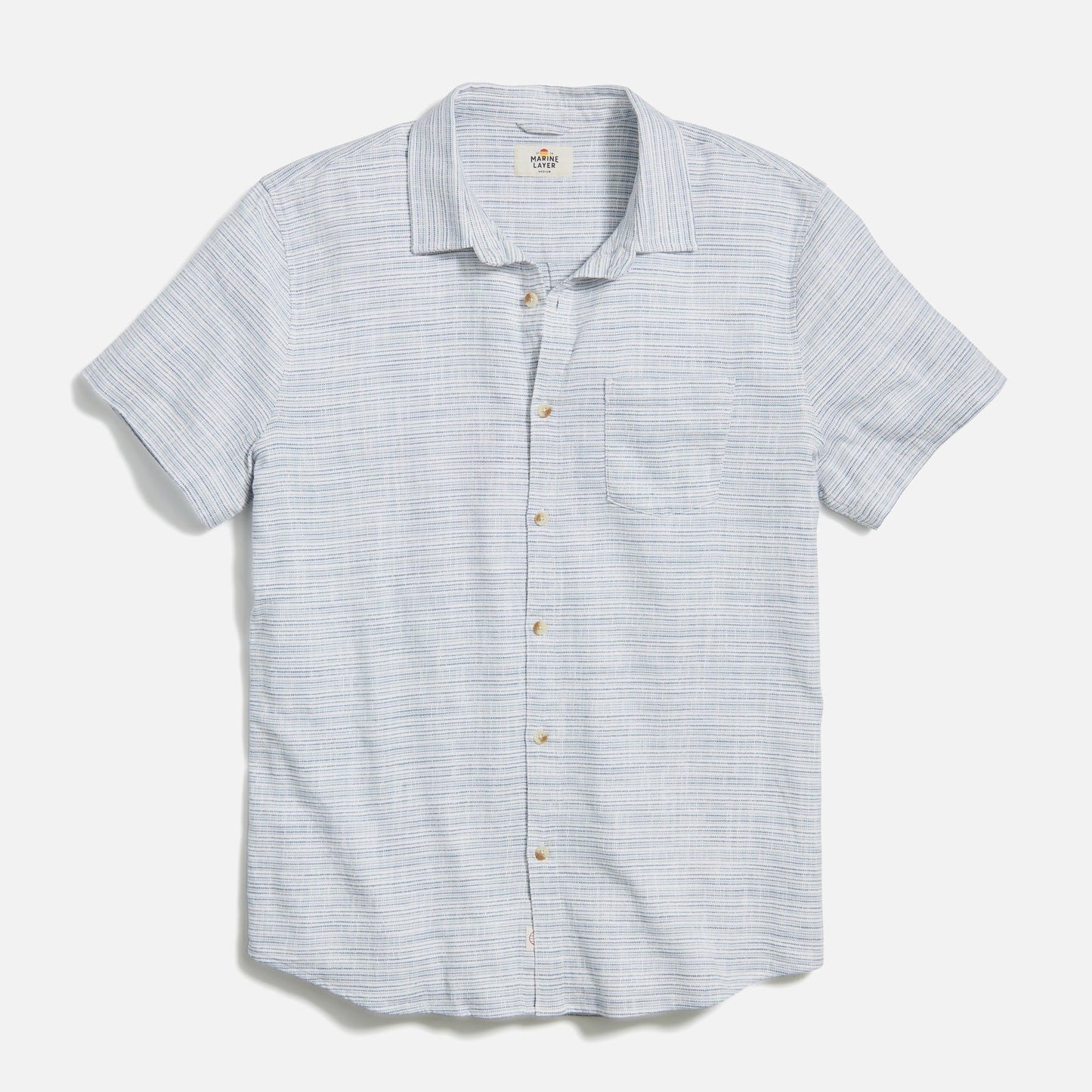 Marine Layer Classic Stretch Selvage Short Sleeve Shirt