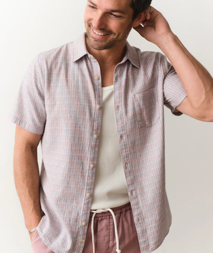 Marine Layer Classic Stretch Selvage Short Sleeve Shirt