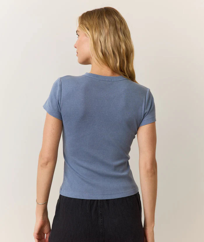 Lexi Rib Sun-In Crew Tee