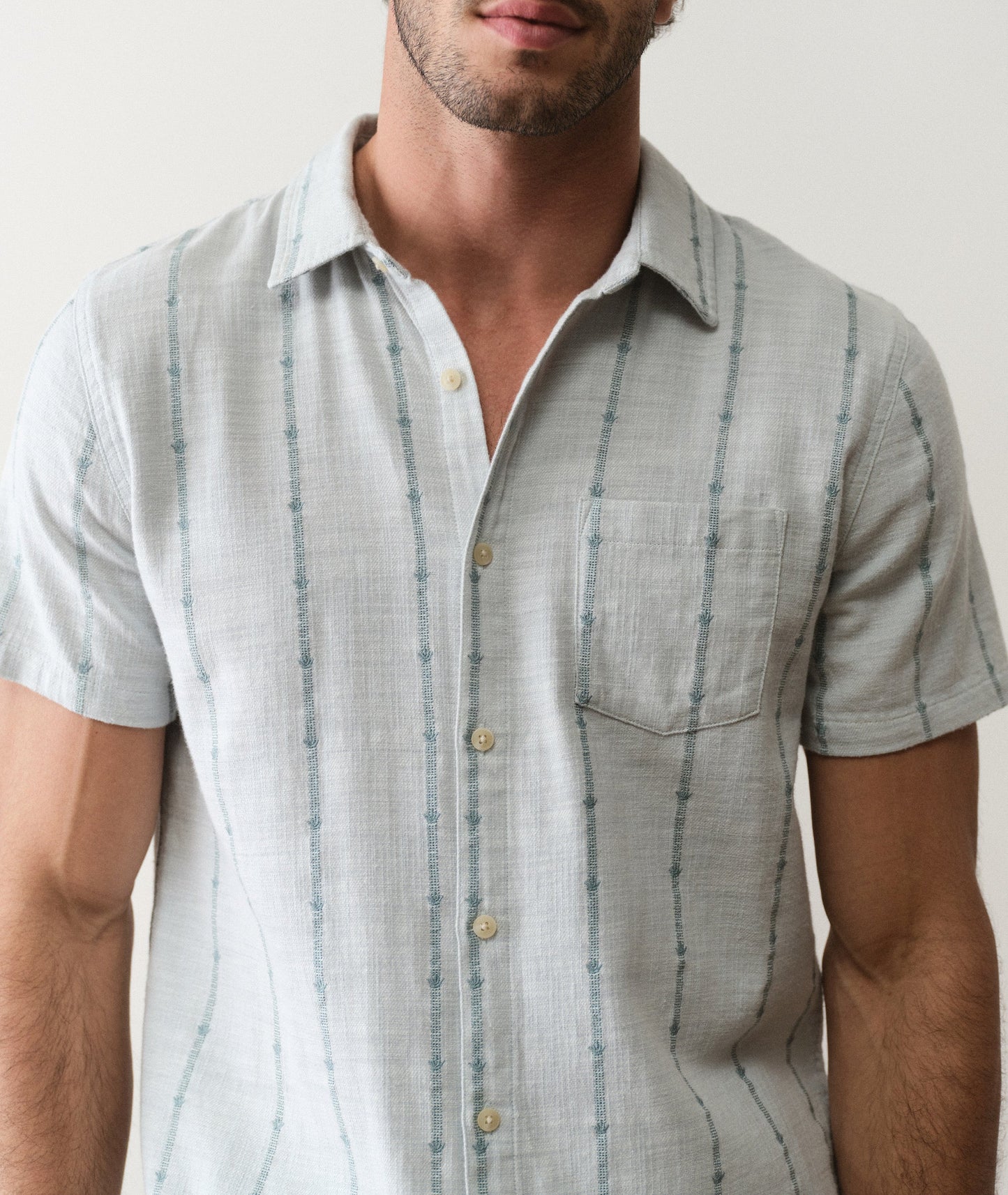 Marine Layer Classic Stretch Selvage Short Sleeve Shirt