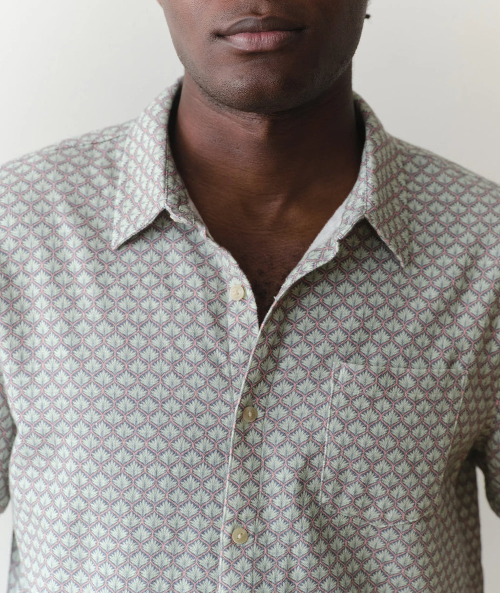Marine Layer Classic Stretch Selvage Short Sleeve Shirt