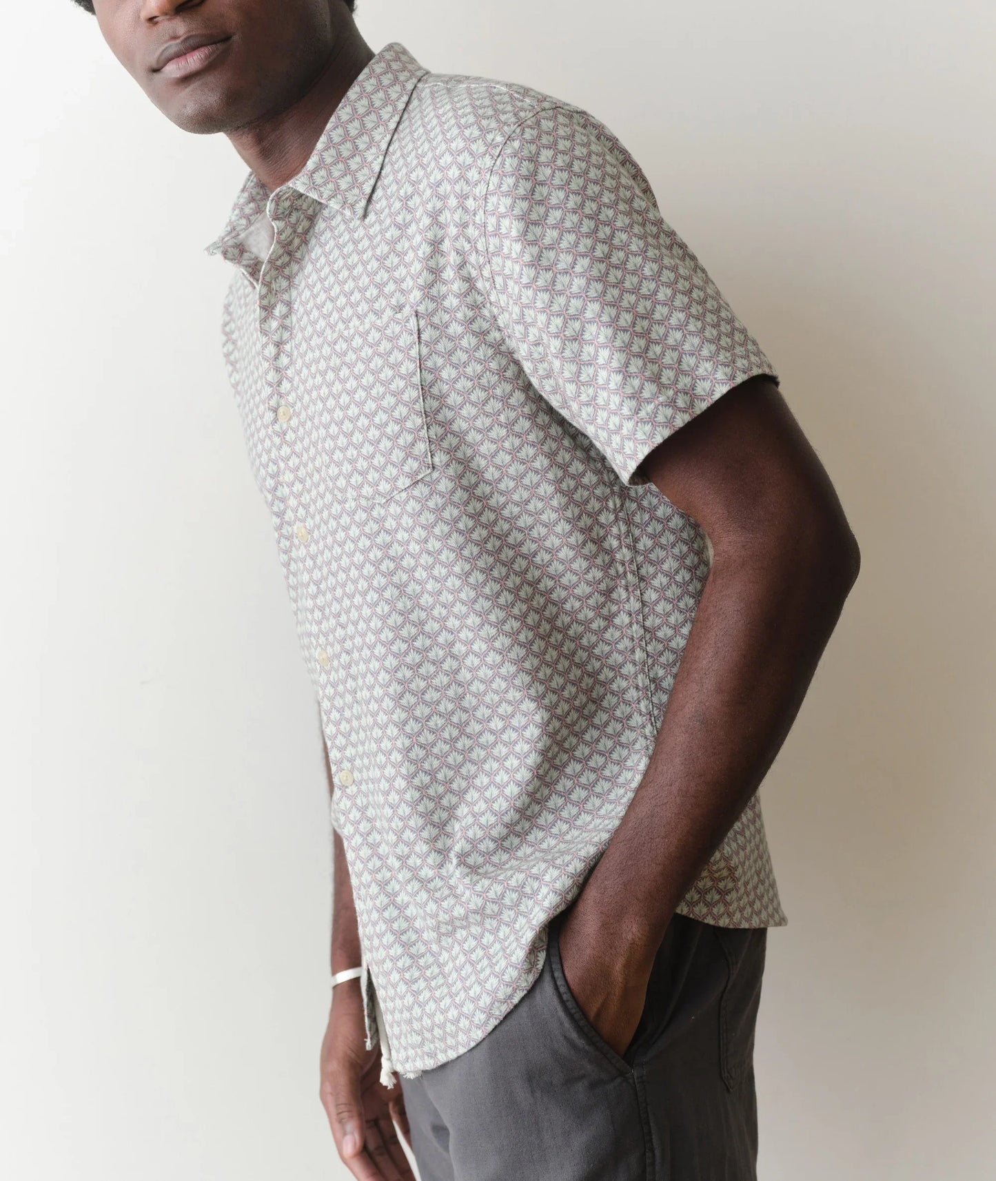 Marine Layer Classic Stretch Selvage Short Sleeve Shirt