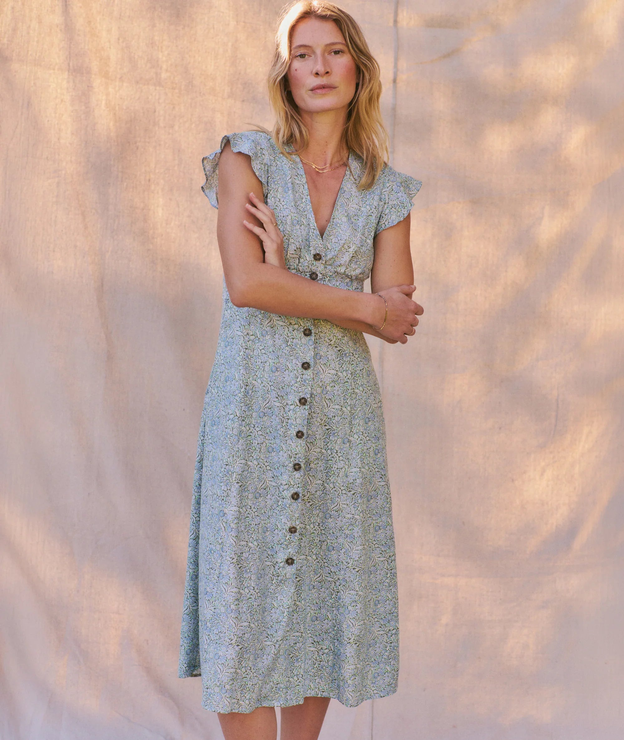 Marine Layer Camila Midi Dress