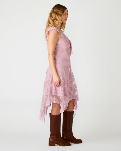 DARIELLA DRESS MAUVE SHADOWS