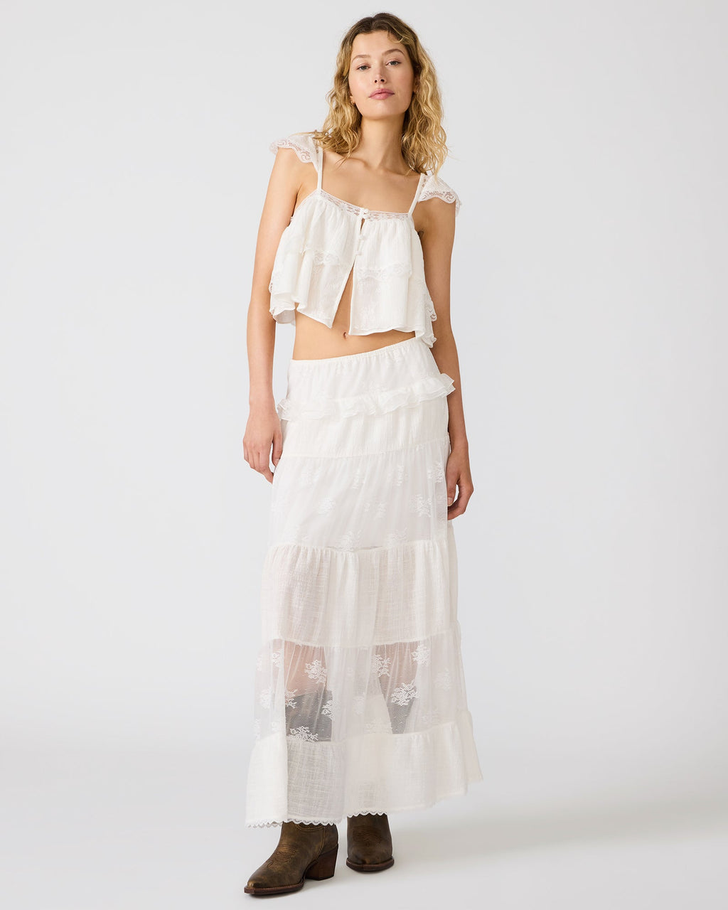 TARRYN SKIRT SNOW WHITE