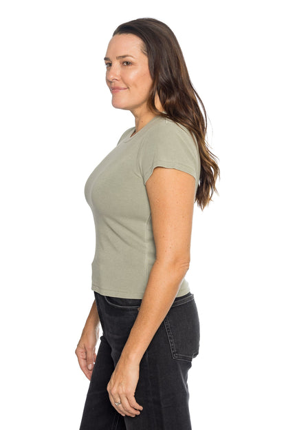Lexi Rib Sun-In Crew Tee