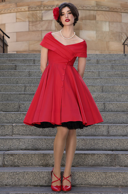 D'Amour L'Avenue Dress (Red)