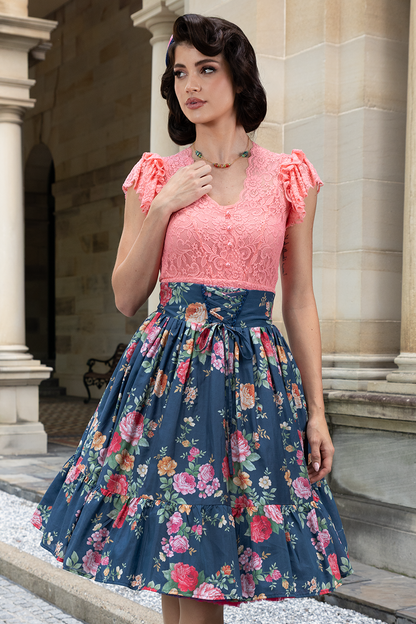 Fiorenza Lace Flutter Top