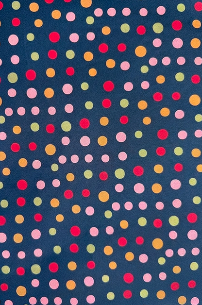 Fiorenza Belted Spot Dress