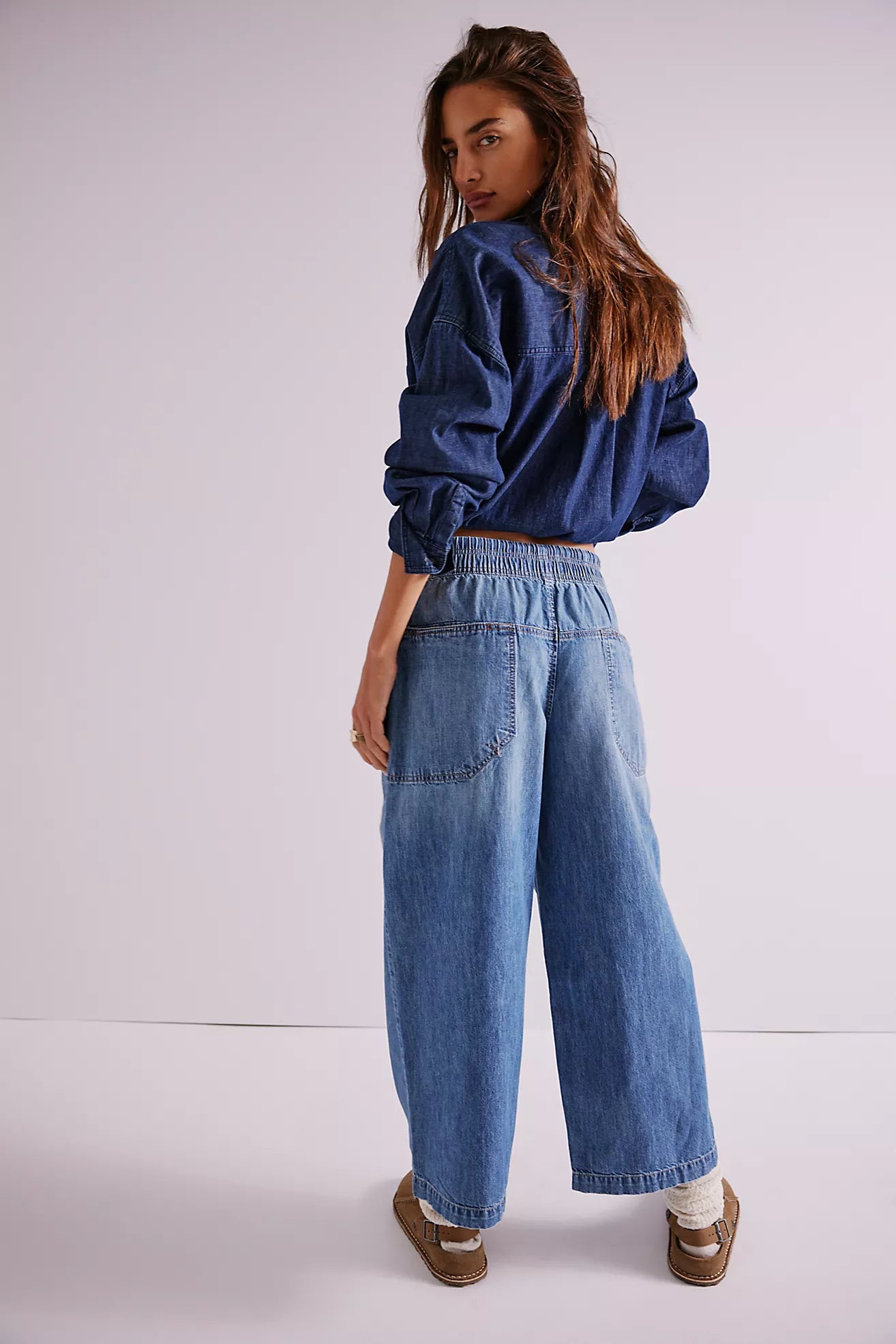 Free People Easy Peasy Pull-On Jeans