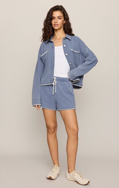 Hunter Whipstitch Denim Short