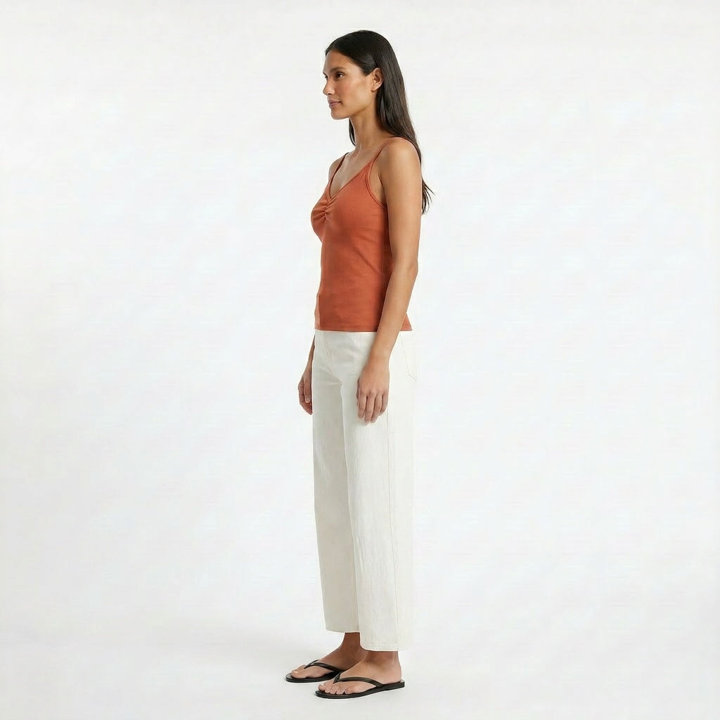 Shirred Front Cami