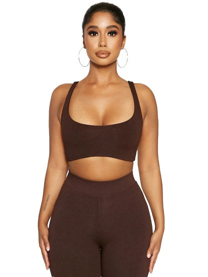NW Scoop Tank Crop Top