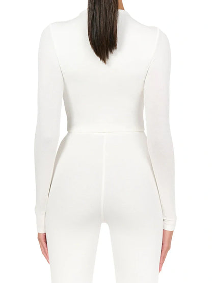 NW Mock Neck Crop Top