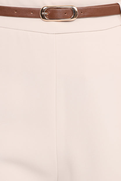 Ceres Belted Wide Leg Pant - Stone
