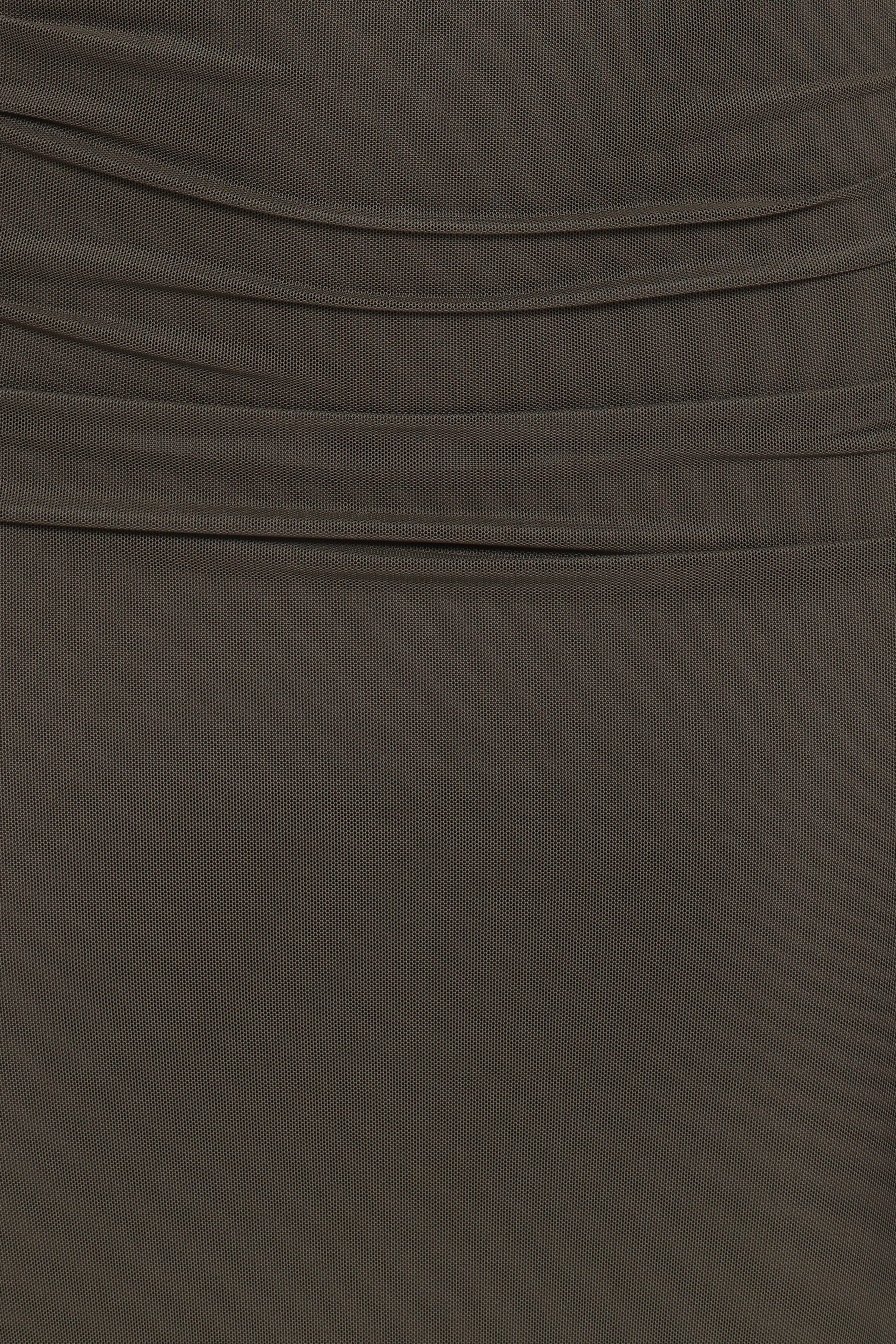 Abbie Off Shoulder Maxi Dress - Olive