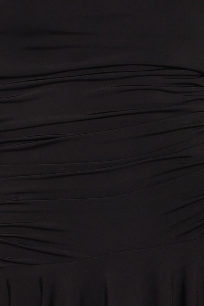Messina Off Shoulder Mini Dress - Black