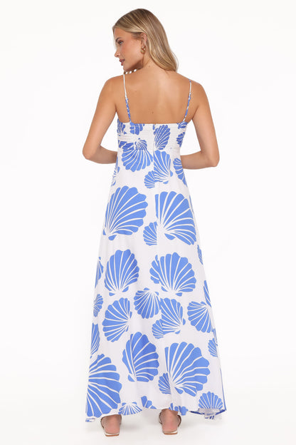 Tyla Maxi Dress - Blue Shell