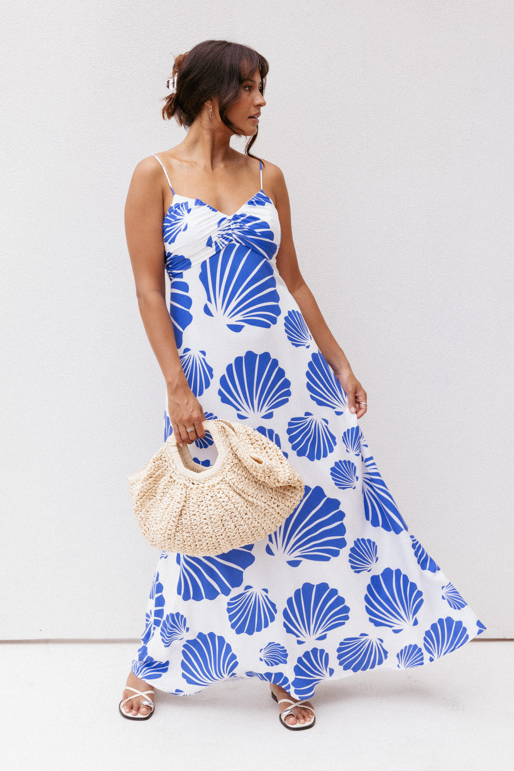 Tyla Maxi Dress - Blue Shell