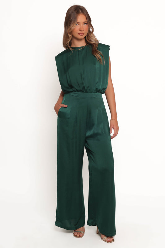 Rema Jumpsuit - Dark Green